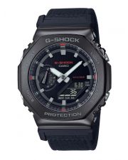 Casio GM-2100CB-1AER G-Shock Herrenuhr IP-schwarz Textilband