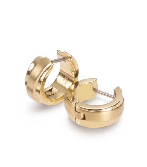 Boccia Creolen Titan gold plattiert 0560-05