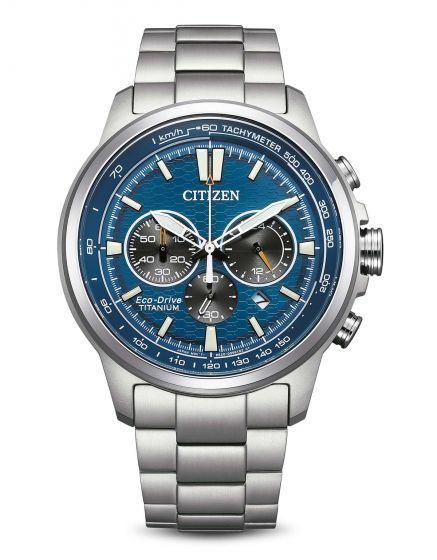 Citizen Eco-Drive Titan CA4570-88L Solar Herrenuhr Super-Titanium™ Saphirglas Blau