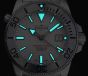 Davosa Argonautic BGBS 161.528.11 BEYOND STEEL® Taucheruhr Automatic Milanaiseband Ø43mm   Nachtansicht