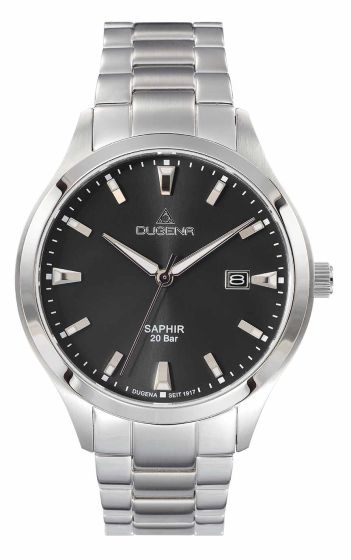 DUGENA 4460973 Herrenuhr Tresor Master mit ultrakratzfestem Saphirglas