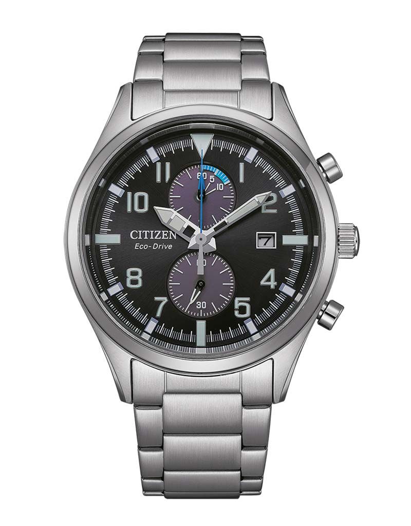 Citizen CA7028 81E Eco Drive Herrenuhr Chronograph 100m Anthrazit