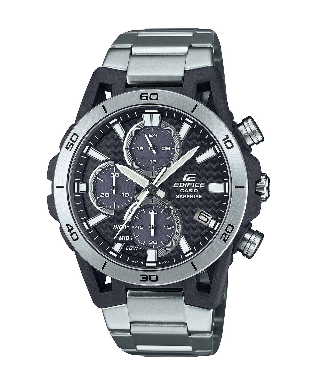 Casio EFS S640D 1AVUEF Edifice Herren Solar Chronograph Carbon