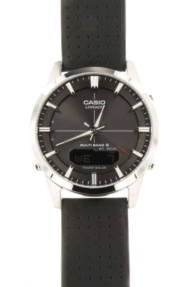 Uhren LCW-M170D-1AER günstig Fachhandel Lederarmband- Casio kaufen im m.