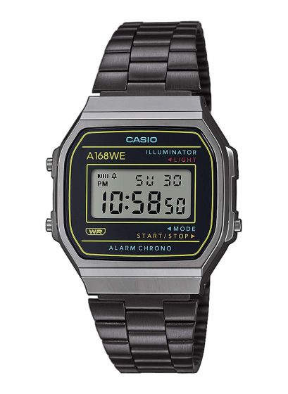 Casio A168WEHB-1AEF Vintage Digital Schwarz
