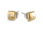 Boccia Titanium Ohrstecker 05050-03 Gelbgold-Plattiert m. Brillant