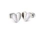 Boccia Titanium 05054-01 Ohrstecker Herzform mit Perlmutt