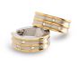 Boccia Titanium 05047-03 Scharniercreole Bicolor mit je 3 Brillanten
