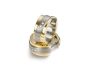 Boccia Titanium Scharniercreole 0560-04 Bicolor mit je 3 Brillanten