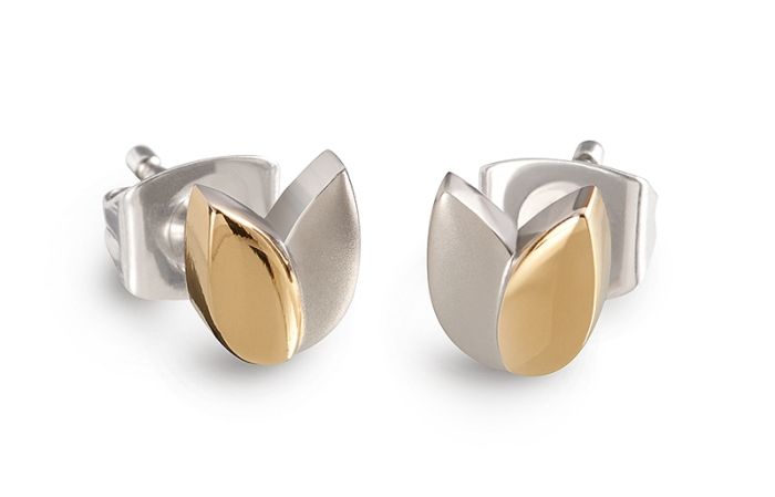 Boccia Titanium 05036-02 Ohrstecker Titan Bicolor