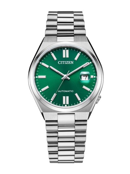 Citizen Tsuyosa NJ0150-81X Automatik Herrenuhr mit Saphirglas Grün