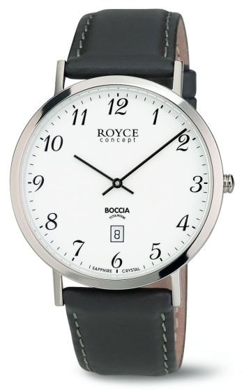 Boccia 3634-01 Herrenuhr Titan mit ultrakratzfestem Saphirglas