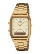 Casio AQ-230GA-9DMQYES Vintage Edgy Ana-Digi Herrenuhr/Unisex Gelbgoldfarben