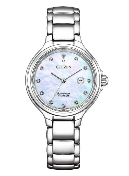 Citizen EW2680-84D ECO-Drive Solar Damenuhr SuperTitanium™ + Saphirglas