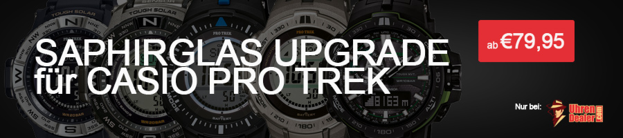 Casio Pro Trek mit Saphirglas Upgrade bestellen